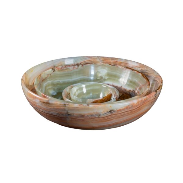 Onyx Decorative Fruit Bowls Set of 6