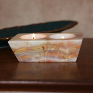 Onyx Tea Light Holder