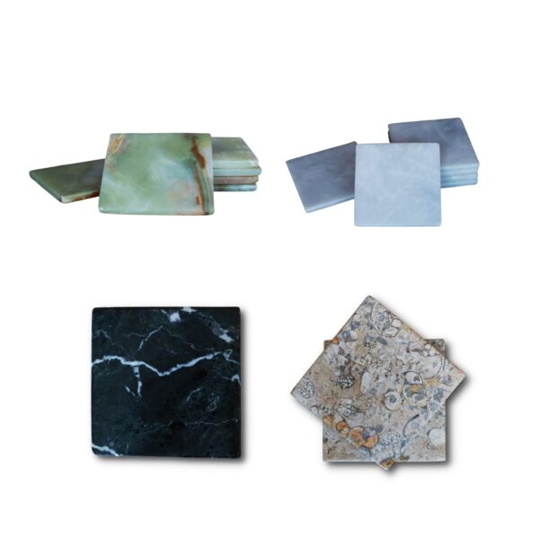 Onyx Marble Tea Coasters