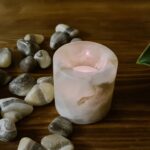 Aragonite Tea Light Holder