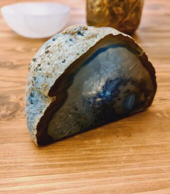 Blue Agate Tealight Holder