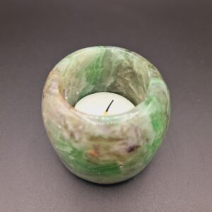 Fluorite Cylinder Tealight Holder