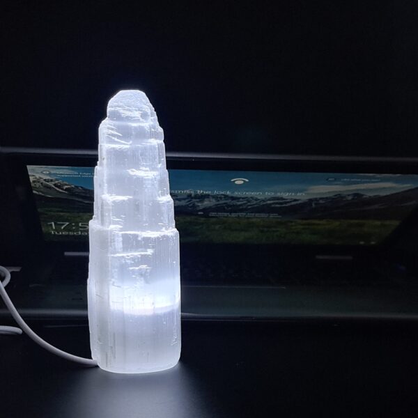 Selenite USB Lamp