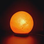 Sphere Himalayan Salt Crystal Ball Lamp