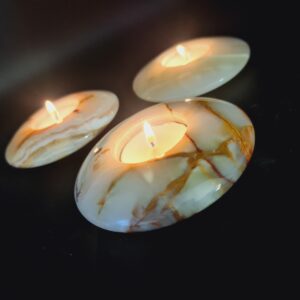 Onyx Tea Light Holder