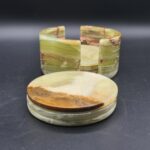 Onyx Tea Coasters Set of 6