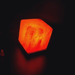 Himalayan Salt Cube Lamp