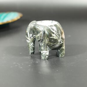 Onyx Marble Elephant Tealight Holder
