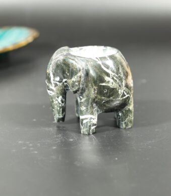 Onyx Marble Elephant Tealight Holder