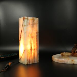 Onyx Cube Tower Lamp 12