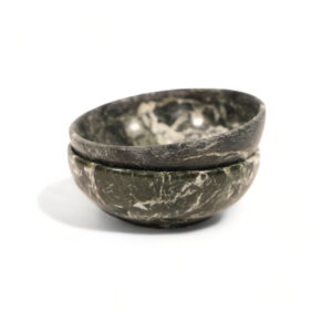 Black Zebra Marble Bowl