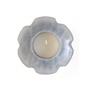 Selenite Tea Light Holder