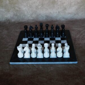Black & White Marble Handmade Chess Set