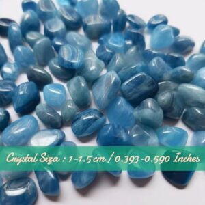 Polished Blue Apatite Crystals