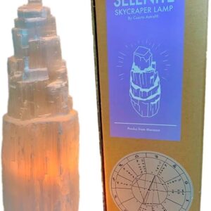 Selenite Skyscraper Lamp