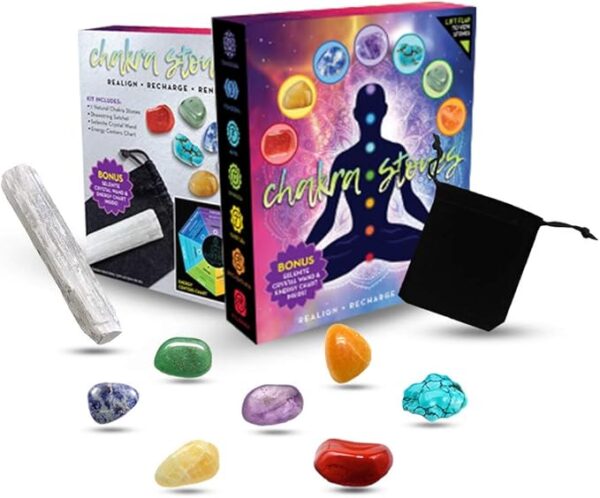 chakra stones healing crystals set