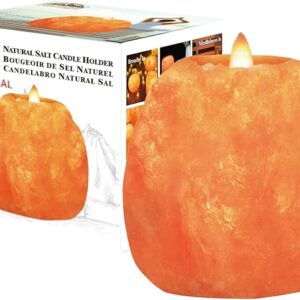 Himalayan salt candle holder
