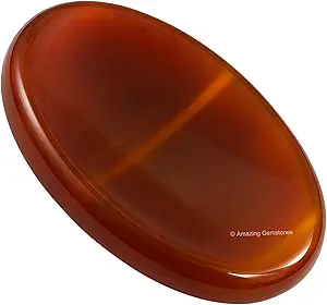 carnelian onyx worry stone