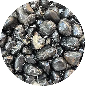 Black Onyx tumbled stones