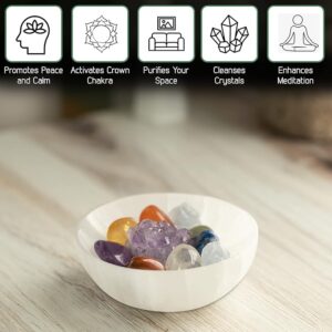 Selenite Bowl for Crystals