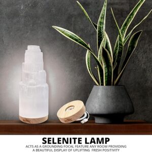Selenite Crystal Lamp 20cm