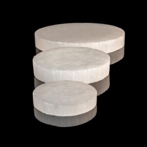 Selenite Charging Round Disc