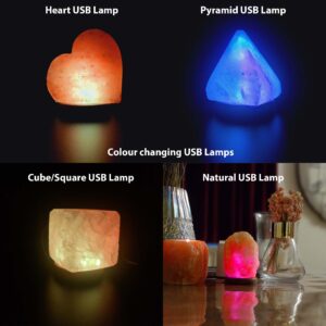 Himalayan Salt Colour Changing USB Lamp