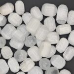 White Selenite Tumble Stones