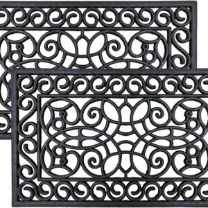 Heavy Duty Rubber Door Mat | Non-Slip Indoor & Outdoor